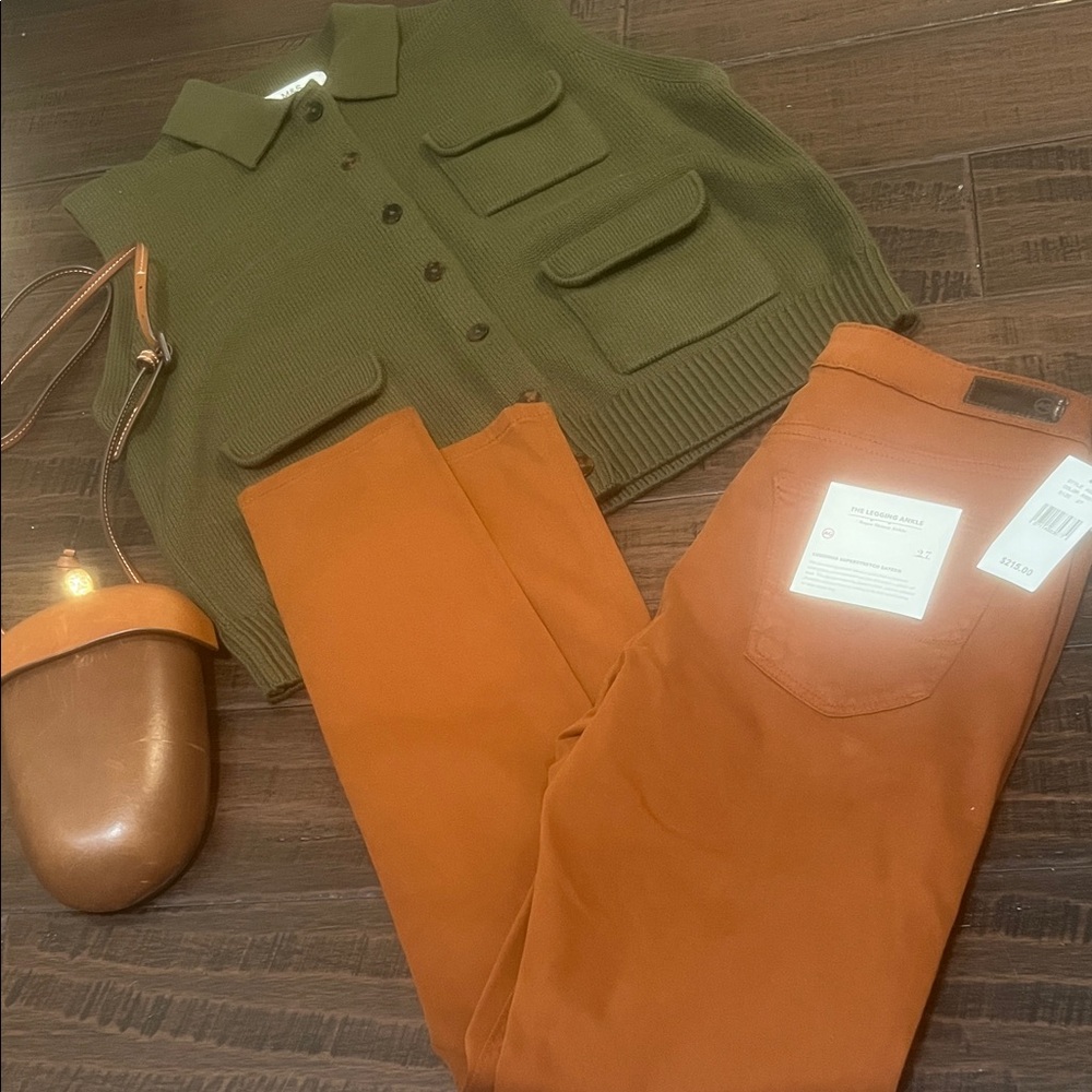 Ag Adriano Goldschmied Women’s The Legging Ankle Super Skinny Ankle - Brown27/28